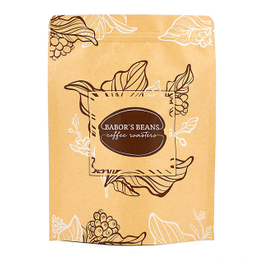 Kraft Paper Coffee Bag With Valve